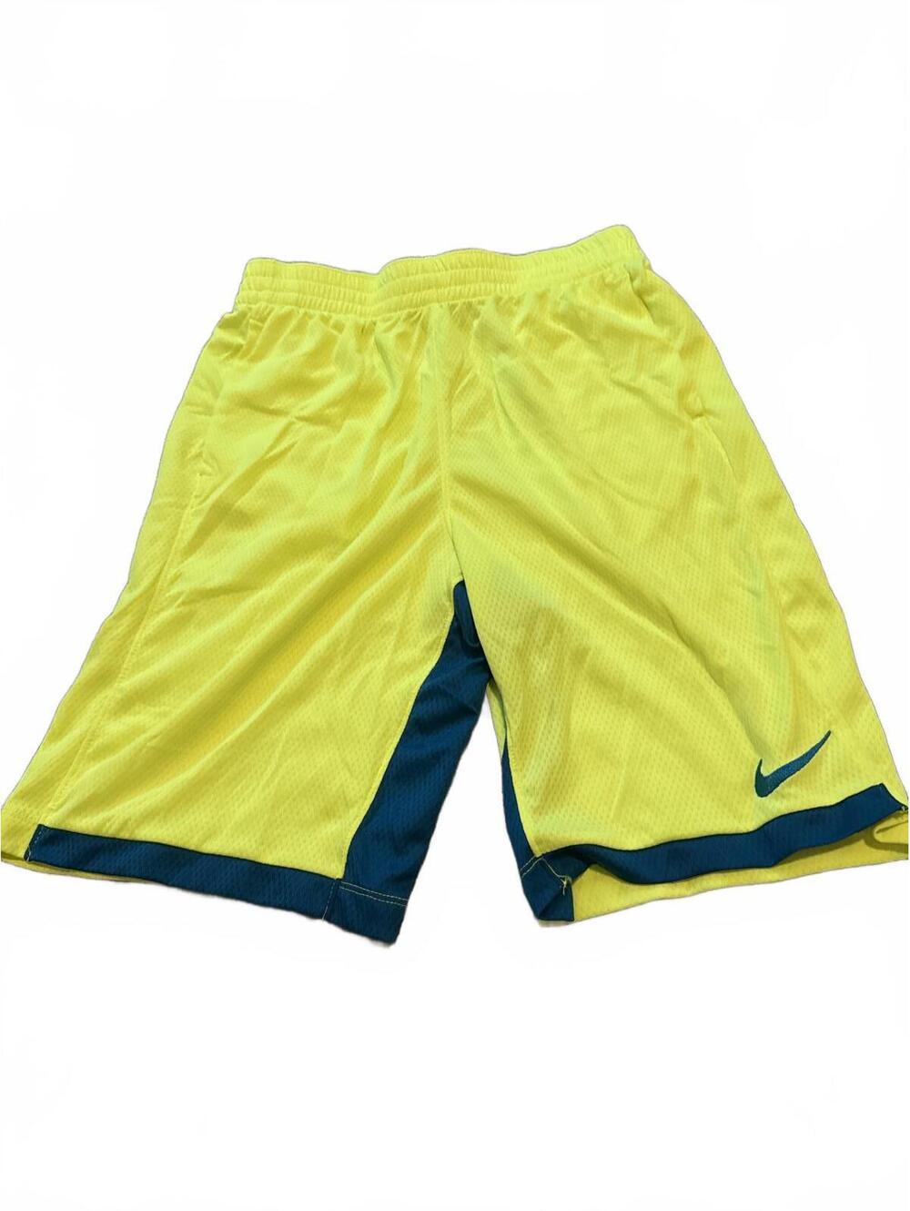 Nike Kids Yellow Athletic Dri-Fit Shorts XL